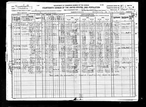 1920 Machado Census