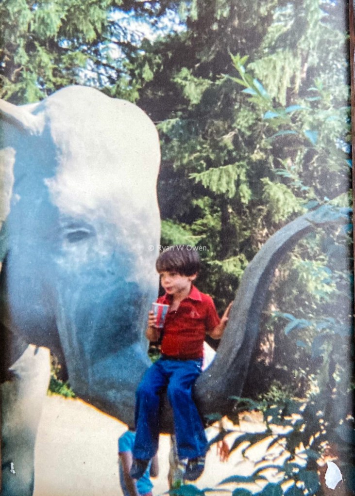 Benson's Lucky Elephant Concrete 1980